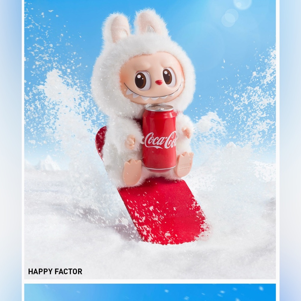 LABUBU -THE MONSTERS COCA-COLA SERIES-Vinyl Face Blind Box “Happy Factor” NWOT - Picture 15 of 15